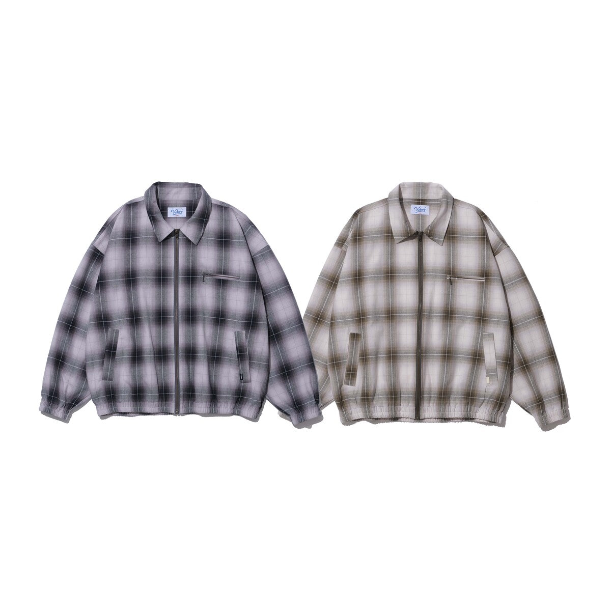 OMBRE CHECK SHIRT JACKET