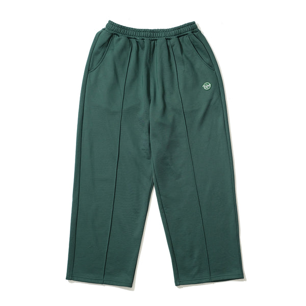Pantaloni a pin tuck in pila di nylon/cotone